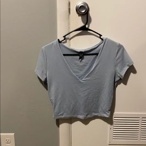 Windsor V-neck crop top